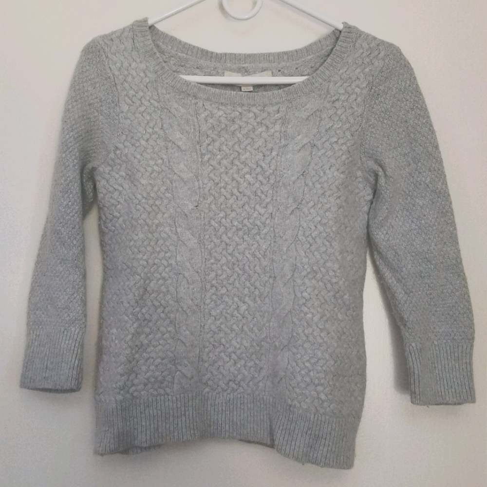 Light Grey Ann Taylor Loft Sweater